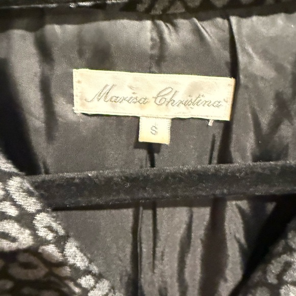 Marisa Christina Black and Gray animal print Blazer - Picture 2 of 5